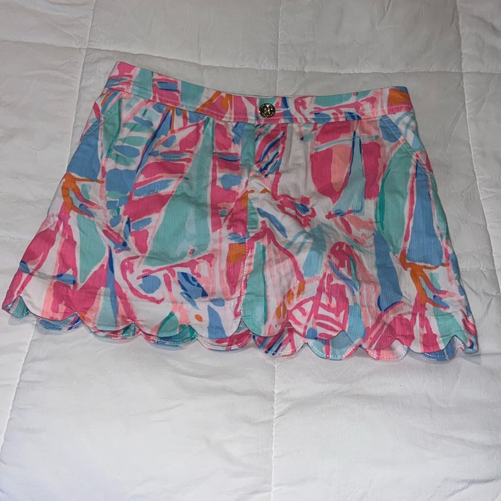 Lilly Pulitzer Collette skirt Out to Sail size 0 EUC!